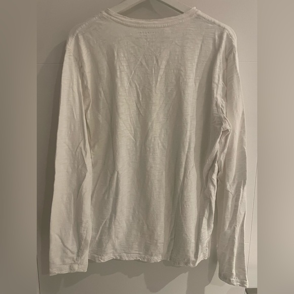 Men’s Lucky Brand White Long Sleeve Tee Relaxed Fit size M - Picture 3 of 3